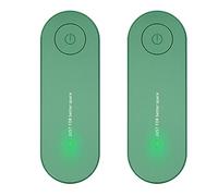 Reinscer - Juego de 2 tetinas antiácaros ultrasónicos, ultra absorbentes y antiácaros, enchufe europeo