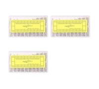 Reinscer Juego de 3 cajas de herramientas para , tornillos, surtido de tubos, broches de fricción, correas, pulseras, remaches, 10 mm-28 mm, Plata y .
