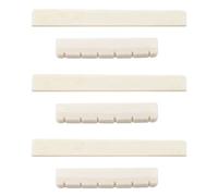 Reinscer Juego de 3 piezas de guitarra (6 cuerdas, puente de hueso para guitarra clásica), color marfil