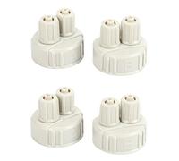 Reinscer Kit de generador de de co2 para acuario, 4 unidades, con herramienta de tubos, de botella para accesorios de acuario plantados