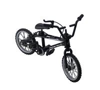Reinscer Mini bicicleta de montaña de aluminio para 1/10 RC Crawler SCX10 TRX4 D90 CC01 decoración, color negro