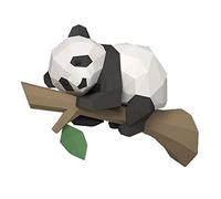 Reinscer Modelo de papel de animales 3D, panda en el origami geométrico para la cultura de , decoración de pared, juguete educativo para niños, A