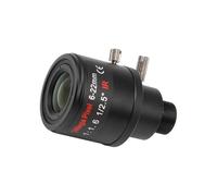 Reinscer Objetivo de zoom manual F1.6 de 6 a 22 mm, 5 MP, , objetivo de red de alta definición para cámaras de seguridad de 5 MP, sin filtro