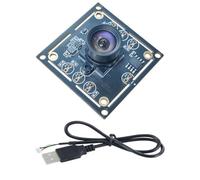 Reinscer OV9732 Módulo de cámara de 1 MP, 100 grados, MJPG/YUY2, ajustable, manual, 1280 x 720, con cable de 2 m para WinXP/7/8/10/Linux