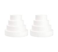 Reinscer Pack de 8 muñecos de espuma para decorar y exhibir bodas, escultura, modelado de manualidades, clase infantil, flores