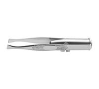 Reinscer Pinzas para cejas de pestañas de acero inoxidable + luz LED