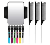Reinscer Pulsera Magnética para Estilista, Alfiler, Muñequera, Soporte para Alfileres, Trenzadoras, Muñequera para Gel de Silicona, Alfiletero de Costura