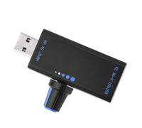 Reinscer Regulador de velocidad USB de alto rendimiento, 18 W, CC 5 V, 4 A, control ajustable, enfriador de ventilador tipo C, velocidad del ventilador USB, accesorio de refrigeración, 1 pieza ABS