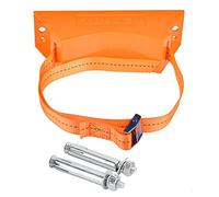 Reinscer Soporte de cilindro para de gas, duradero ABS, soporte para de gas para autocaravana, caravana, color naranja