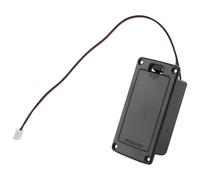 Reinscer Soporte plano de 9 V para guitarra, , compartimento para batería, caja de almacenamiento de batería, estuche para guitarras eléctricas, accesorios de bajo