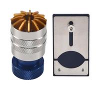 Reinscer Tapa de cristal de cristal para , para retirar la plataforma, color azul, azul