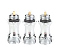 Reinscer Válvula de aire de acero inoxidable para aerógrafo de doble acción, accesorio para aerógrafo de pintura, 3 piezas