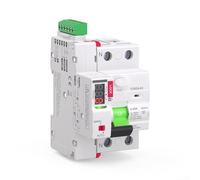 Reinstalador automático tipo A RCD RCCB 30 mA 2P LED indicador de retardo ajustable para PV Solar EV estación de carga Smart Grid Interruptor blanco (25 A)