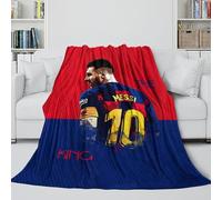 REIPOL Messi Manta Franela - Fútbol Cobija Agradable A La Piel para Envolver Algo Calidez Y Felicidad En Esas Noches Más Frías 40x50inch(100x130cm)