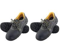 REIS Bryes-P-SB_42 Yes Zapatos de Seguridad, Negro-Amarillo, Talla 42 (Paquete de 2)