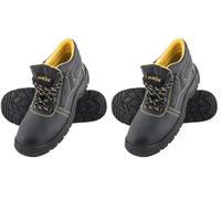 REIS Bryes-T-SB_43 Yes - Zapatos de Seguridad, Color Negro y Amarillo, Talla 43 (Paquete de 2)