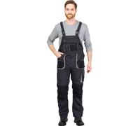 REIS FORECO-B Pantalones de trabajo para hombre | Pantalones de seguridad | Cargo | Pantalones de trabajo | Trabajo | Peto | Mono de trabajo | Gris-Negro-Gris Claro | Talla: 50