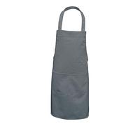 Reis FPB-2K73X80_S - Delantal, color gris y acero, 73 x 80 cm