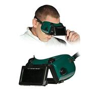 Reis GOG-RECTANGLE - Gafas de protección para soldador (talla única, 10 unidades), color verde y negro