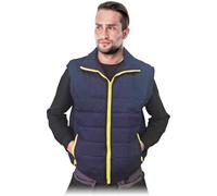 Reis Perkoz_Gym - Chaleco protector (talla mediana), color azul marino y amarillo