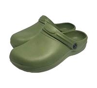 REIS - Zuecos y pantuflas unisex, 36 EU, verde, 1