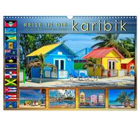 Reise in die Karibik - von den Bahamas ruba (Wandkalender 2027 DIN A3 quer)