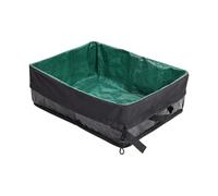 Reise-Katzentoilette - 18.5 Zoll Poliéster Tragbare Box | Poliéster Faltbare Katzentoilettė - Offene Katzentoilette Mit Niedrigem Einstieg Ideal Für Kätzchen Und äLtere Katzen Platzsparend Faltbar