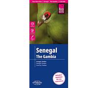 Senegal y Gambia, mapa de carreteras impermeable. Escala 1:550.000. Reise Know-How.: world mapping project (Senegal / the Gambia (1:550.000))