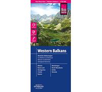 Reise Know-How Landkarte Westliche Balkanregion / Western Balkans (1:725.000): reiß- und wasserfest (world mapping project): Albania - Bosnia & ... Montenegro - N. Macedonia - Serbia - Slovenia