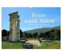 Reise nach Athen (Wandkalender 2026 DIN A2 quer), CALVENDO Monatskalender: Eine wunderbare Reise vom östlichen Teil der griechischen Peloponnes zur ... Bilder des antiken Griechenlands ein.