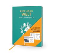 Reise um die Welt I Wissen in Rätseln: Rätselbuch für Erwachsene. Das perfekte Geschenk für Globetrotter, Geografiefans und Rätsel-Freunde