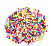REISEA Botón 500 unids 3mm Mini Mini pequeño plástico Círculo de plástico Botones for Ropa Accesorios de Costura Bricolaje Artesanía Botón Joya