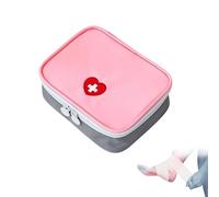 Reisebotheke Tasche leer,Erste Hilfe Set Outdoor,Erste Hilfe Tasche leer,First Aid Kit,Notfalltasche,MedikamentenTasche Klein,Hausbotheke,Medische AufbewahrungsTasche,Reizubehör (Pink)