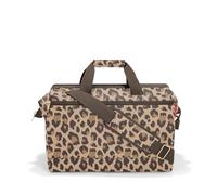 reisenthel Allrounder L Pocket - Bolsa de médico versátil para Viajes, Trabajo y Ocio, con práctica función de fijación al Carrito, Leo Macchiato, L, Clásico