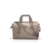 reisenthel allrounder M - Bolsa de doctorado versátil para viajes, trabajo o tiempo libre - Con diseño funcional y elegante, Herringbone Moca, talla única