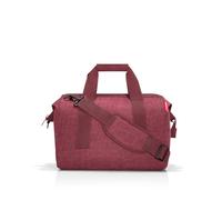 reisenthel allrounder M - Bolsa de doctorado versátil para viajes, trabajo o tiempo libre - Con diseño funcional y elegante, Twist Maroon, talla única