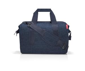 reisenthel Allrounder MS4129 - Bolsa de Viaje (18 L, en Botellas de Pet recicladas, 40 x 33,5 x 24 cm), Color Azul Marino
