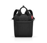 reisenthel allrounder R - Mochila y bolso en uno, con solapa para carritos de viaje, en negro
