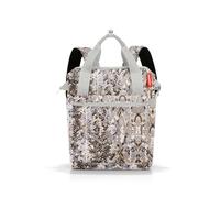 reisenthel allrounder R snake sand - Mochila y bolsa de transporte en 1 - con solapa para carrito de viaje, Snake Sand, R
