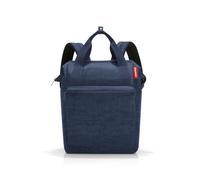 Reisenthel Mochila Allrounder R Twist Navy – Mochila y bolsa 2 en 1 con solapa para carrito de viaje