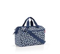 reisenthel Allrounder S Pocket - Bolso Elegante y Funcional para Viajes, Trabajo u Ocio, con una práctica función de Enganche al Carrito de Viaje, en Azul Signature Navy
