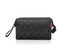 reisenthel Travelcosmetic - Bolsa de cosméticos de Viaje, Resistente, práctica y Resistente, Correa de Mano, Material Impermeable, Glossy Dots Black, Talla única, Casual