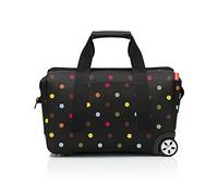 Reisenthel Bolsa Viaje Allrounder Trolley Dots, Equipaje De Mano Unisex Adulto, Negro, Talla Única