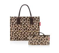 reisenthel Bundle Daily Shopper + Organizador - Bolsa funcional con combinación organizadora: acabar con el caos de bolsillo - con prácticos compartimentos y asas de transporte., Leo Macchiato + Leo
