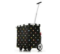 reisenthel carrycruiser - Carro de la Compra de Dos Ruedas portátil con Correa Ajustable para Hombro, Estructura Estable de Aluminio, Material Resistente al Agua, en Puntos