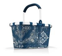 reisenthel carrybag bandana blue - Cesta de la compra robusta con mucho espacio de almacenamiento y práctico bolsillo interior - Diseño elegante e impermeable