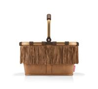 reisenthel Carrybag - Cesta de la compra estable con mucho espacio de almacenamiento y práctico bolsillo interior, diseño elegante y resistente al agua, Western, 48 x 29 x 28 cm, Clásico