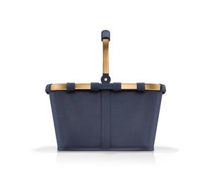 reisenthel Carrybag - Cesta de la compra estable con mucho espacio de almacenamiento y práctico bolsillo interior, diseño elegante y resistente al agua