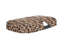 reisenthel Carrybag cover leo macchiato - Funda protectora para bolso de la compra, banda elástica fácil de colocar, fijación al mango, poliéster de alta calidad, resistente al agua