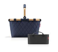 reisenthel Carrybag + Organizador: organizador de bolsillo funcional: para aún más orden en tu cesta de la compra reisenthel, Rhombus Midnight Gold+ Black